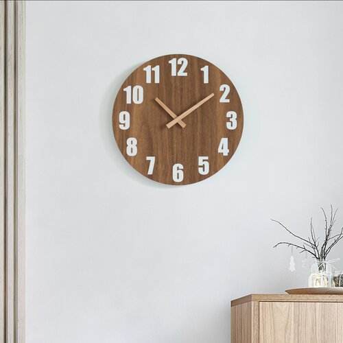 Wayfair Kitchen Clocks   Kitchen Rehyn Wood Wall Clock 